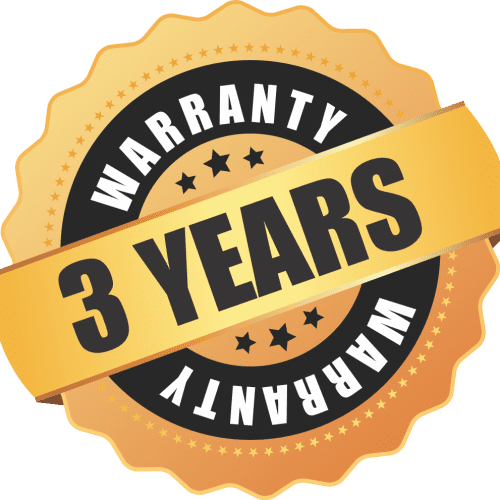 3 years warranty vector Free